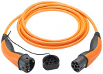 LAPP MOBILITY Laddkabel Typ 2, upp till 7,4 kW, 5 m, orange (5555934026) 32 A, 1-fas, för laddning av hybrid- och elbilar med Typ 2-anslutning