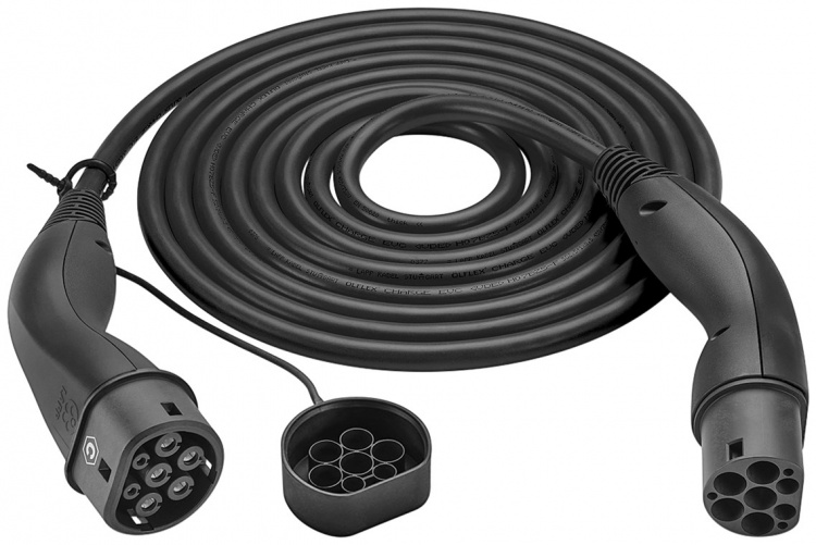 LAPP MOBILITY HELIX laddkabel Typ 2, upp till 22 kW, m, svart (5555935003) 32 A, 3-fas, för laddning av hybrid- och elbilar med Typ 2-anslutning LAPP MOBILITY HELIX laddkabel Typ 2, upp till 22 kW, m, svart (5555935003) 32 A, 3-fas, för laddning av hybrid- och elbilar med Typ 2-anslutning
