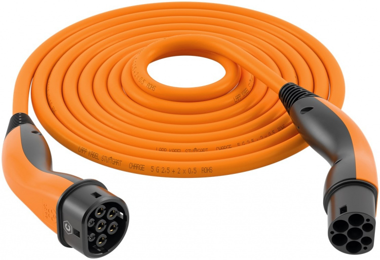 LAPP MOBILITY HELIX laddkabel Typ 2, upp till 11 kW, m, orange (5555935013) 20 A, 3-fas, för laddning av hybrid- och elbilar med Typ 2-anslutning LAPP MOBILITY HELIX laddkabel Typ 2, upp till 11 kW, m, orange (5555935013) 20 A, 3-fas, för laddning av hybrid- och elbilar med Typ 2-anslutning