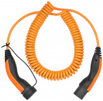 LAPP MOBILITY Spiral laddkabel Typ 2, upp till 11 kW, m, orange (5555936025) 20 A, 3-fas, för laddning av hybrid- och elbilar med Typ 2-anslutning LAPP MOBILITY Spiral laddkabel Typ 2, upp till 11 kW, m, orange (5555936025) 20 A, 3-fas, för laddning av hybrid- och elbilar med Typ 2-anslutning