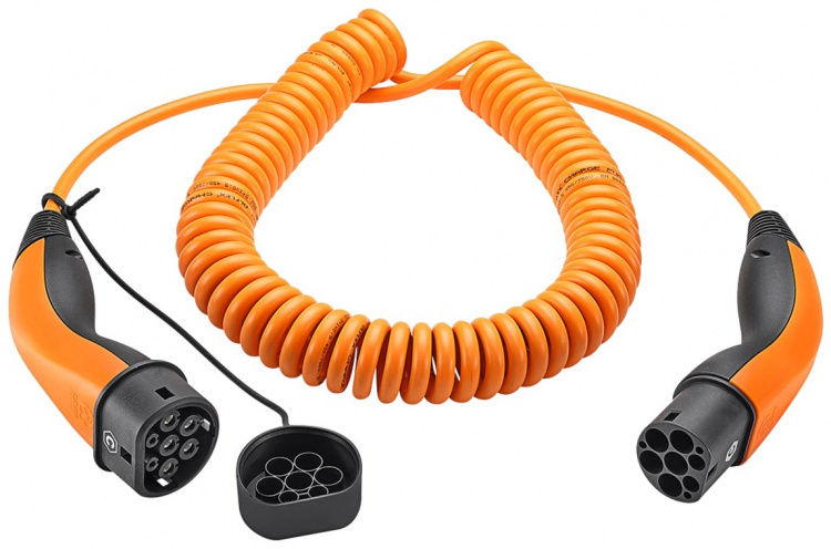 LAPP MOBILITY Spiral laddkabel Typ 2, upp till 11 kW, m, orange (5555936025) 20 A, 3-fas, för laddning av hybrid- och elbilar med Typ 2-anslutning LAPP MOBILITY Spiral laddkabel Typ 2, upp till 11 kW, m, orange (5555936025) 20 A, 3-fas, för laddning av hybrid- och elbilar med Typ 2-anslutning