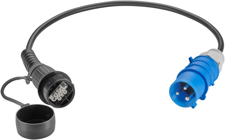 LAPP MOBILITY CEE-laddningsadapter Universal, upp till 7,4 kW, 1-fas (5555923002) 32 A, adapterkabel för LAPPs laddningsstationen Universal LAPP MOBILITY CEE-laddningsadapter Universal, upp till 7,4 kW, 1-fas (5555923002) 32 A, adapterkabel för LAPPs laddningsstationen Universal