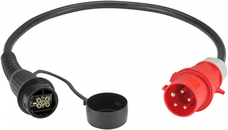 LAPP MOBILITY CEE-lataussovitin Universal, enintään 22 kW, 3-vaiheinen (5555923001) 32 A, sovitinkaapeli LAPPs-latausasemalle Universal LAPP MOBILITY CEE-lataussovitin Universal, enintään 22 kW, 3-vaiheinen (5555923001) 32 A, sovitinkaapeli LAPPs-latausasemalle Universal