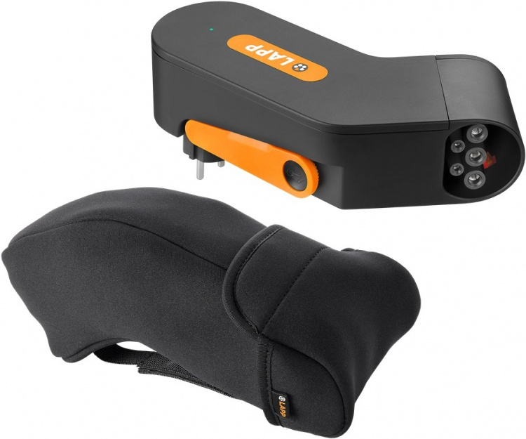 LAPP MOBILITY Neoprenhölje för Mobility Dock-laddaren (5555940002) förvaringsväska för LAPPs mobila laddningsstation för elfordon Typ 2