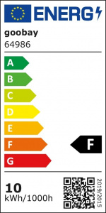 Goobay LED-förstoringslampa med klämma, 10 W, svart 800 lm, ljusstyrka och ljusfärg justerbar, 127 mm glaslins, 1,75x förstoring, 3 dioptrier