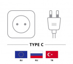 Goobay LED-förstoringslampa med klämma, 8 W, svart 650 lm, 127 mm glaslins, 1,75x förstoring, 3 dioptrier