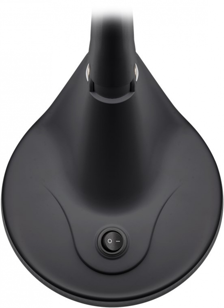 Goobay LED-förstoringslampa med stativ, 6 W, svart 450 lm, 100 mm glaslins, 1,75x förstoring, 3 dioptrier