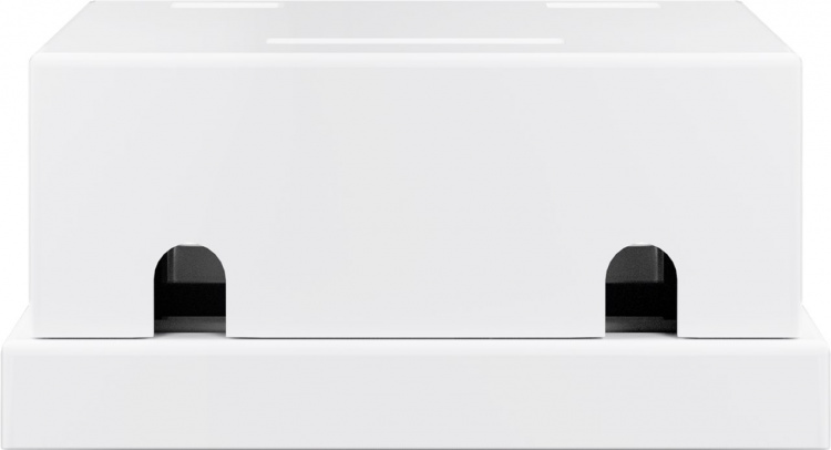 Goobay Keystone tom kåpa, 2-port med enkel snap-in-montering Goobay Keystone tom kåpa, 2-port med enkel snap-in-montering