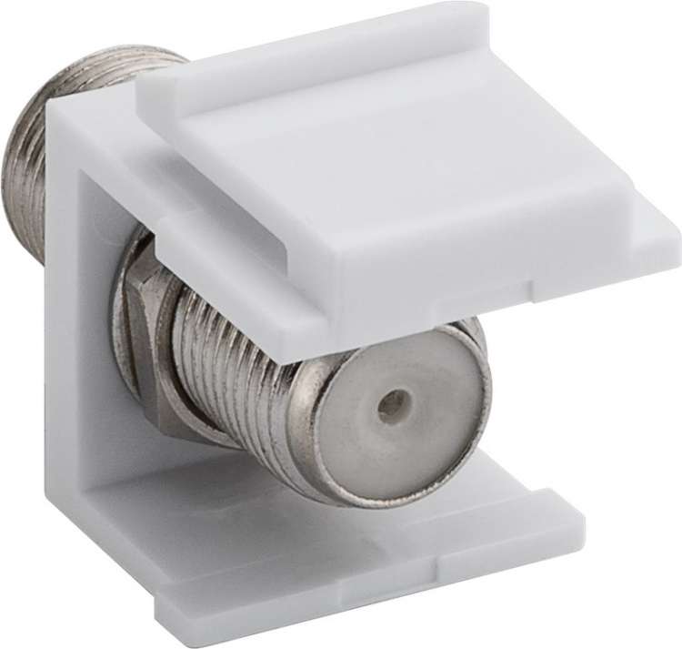 Goobay Keystone-modul, SAT/antenn F uttag 90 ° > F uttag 90 °