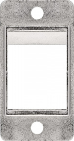 Goobay Keystone-fäste för installation av enhet och hölje lämplig för Keystone-port med 19,2 x 14,9 mm