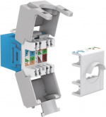 Goobay Keystone-modul RJ45 CAT 6A, UTP 16,5 mm bred, krokodiltyp, klämlist för verktygslös IDC-montering Goobay Keystone-modul RJ45 CAT 6A, UTP 16,5 mm bred, krokodiltyp, klämlist för verktygslös IDC-montering