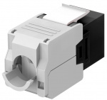 Goobay Keystone-modul RJ45 CAT 6A, UTP 16,5 mm bred, krokodiltyp, för verktygslös IDC-montering