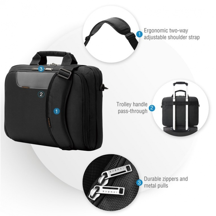 everki Advance (EKB407NCH) Laptop väska för enheter upp till 16-tums everki Advance (EKB407NCH) Laptop väska för enheter upp till 16-tums