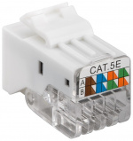 Goobay Keystone-modul RJ45 CAT 5e, UTP, 100 MHz 18,11 mm bred, RJ45-kontakt (8P8C), snap-in-system Goobay Keystone-modul RJ45 CAT 5e, UTP, 100 MHz 18,11 mm bred, RJ45-kontakt (8P8C), snap-in-system
