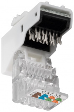 Goobay Keystone-modul RJ45 CAT 5e, UTP, 100 MHz 18,11 mm bred, RJ45-kontakt (8P8C), snap-in-system Goobay Keystone-modul RJ45 CAT 5e, UTP, 100 MHz 18,11 mm bred, RJ45-kontakt (8P8C), snap-in-system