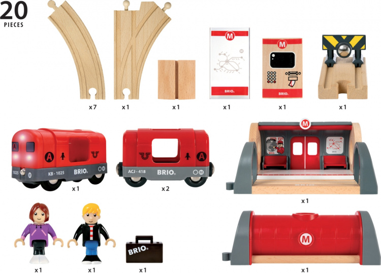 BRIO World 33513 - Metro -junarata