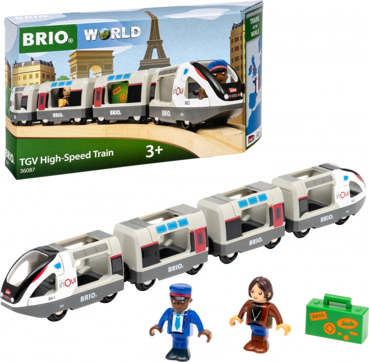 BRIO World 36087 - Maailman junat, TGV-suurnopeusjuna BRIO World 36087 - Maailman junat, TGV-suurnopeusjuna