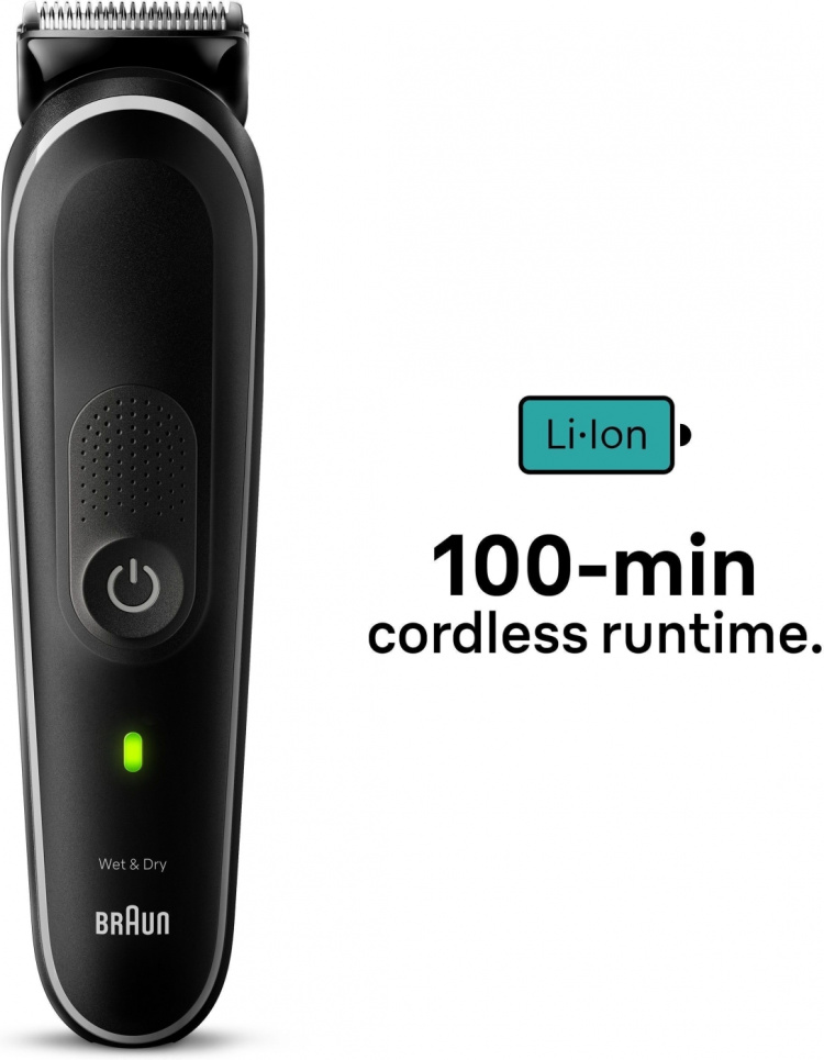 Braun All in One Series 5 MGK5410 9-in-1 -parta- ja vartalotrimmeri