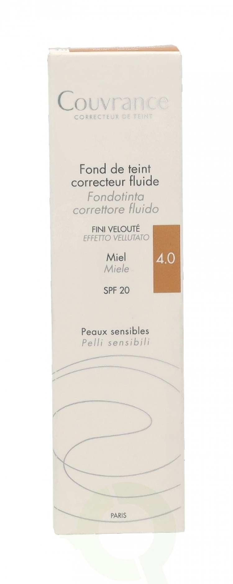 Avene Couvrance Fluid Foundation Corrector SPF20 30 ml #4.0 Honey