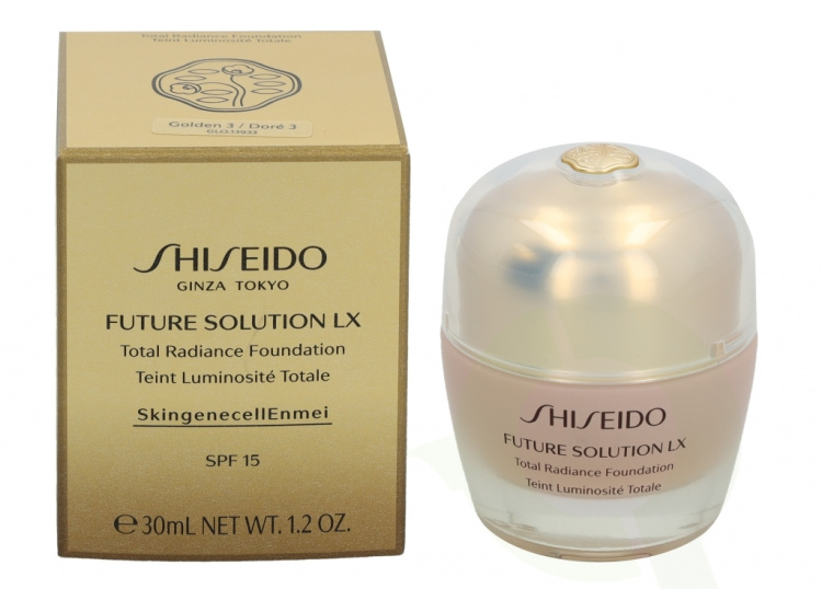 Shiseido Future Solution LX Total Radiance Foundation SPF15 30 ml Golden 3