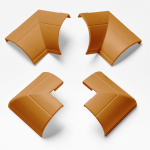 D-LINE Adapterisetti 22x22mm Tammenvärinen