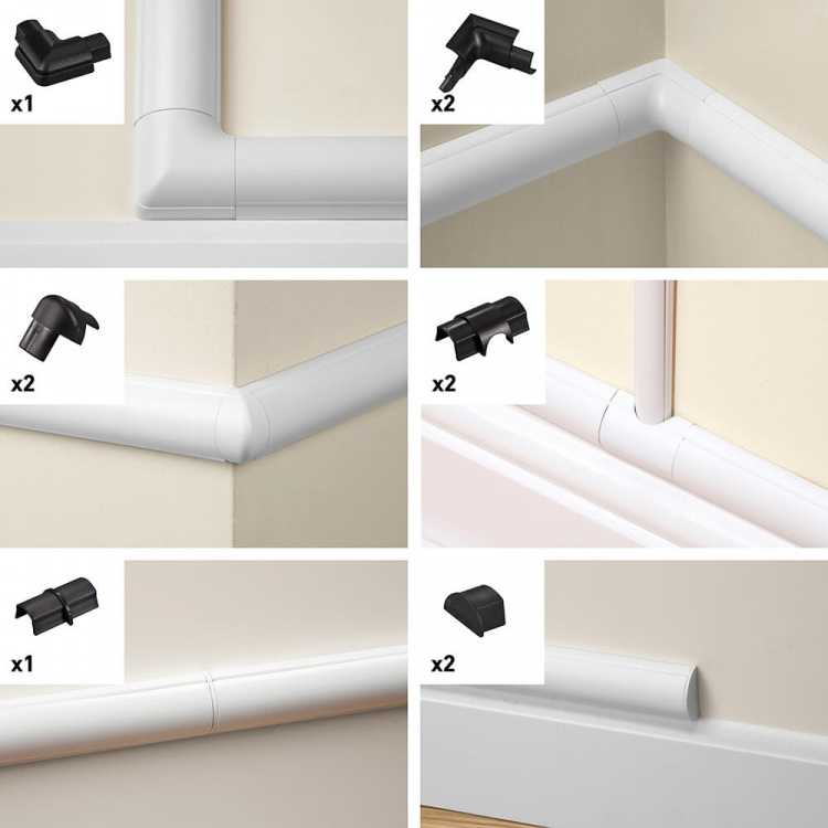 D-LINE Accessory Kit 30x15 Black D-LINE Accessory Kit 30x15 Black