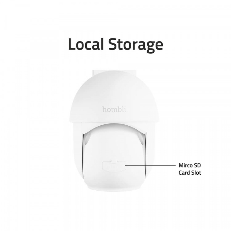 Hombli Smart Pan & Tilt -kamera Valkoinen