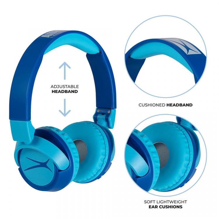 Altec Lansing Kids Kuuloke Wireless 2in1 On-Ear Sininen Altec Lansing Kids Kuuloke Wireless 2in1 On-Ear Sininen