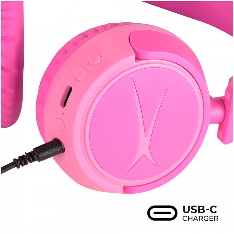Altec Lansing Kids Kuuloke Wireless 2in1 On-Ear Pinkki Altec Lansing Kids Kuuloke Wireless 2in1 On-Ear Pinkki