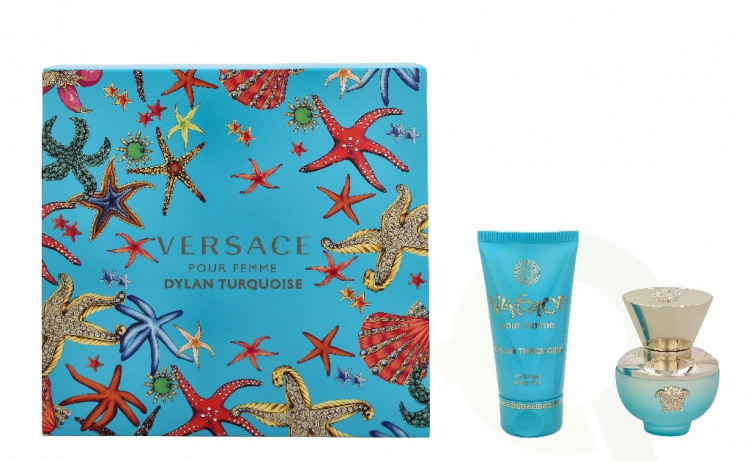 Versace Dylan Turquoise Giftset 80 ml, Edt Spray 30ml/Perfumed Body Gel 50ml