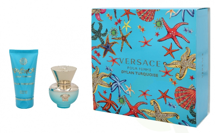 Versace Dylan Turquoise Giftset 80 ml, Edt Spray 30ml/Perfumed Body Gel 50ml