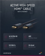 ClickTronic Aktiv Höghastighets HDMI™-kabel med Ethernet Premiumkabel | 1x HDMI™-kontakt >> 1x HDMI™-kontakt | 20,0 m | UHD 4K @ 60 Hz ClickTronic Aktiv Höghastighets HDMI™-kabel med Ethernet Premiumkabel | 1x HDMI™-kontakt >> 1x HDMI™-kontakt | 20,0 m | UHD 4K @ 60 Hz