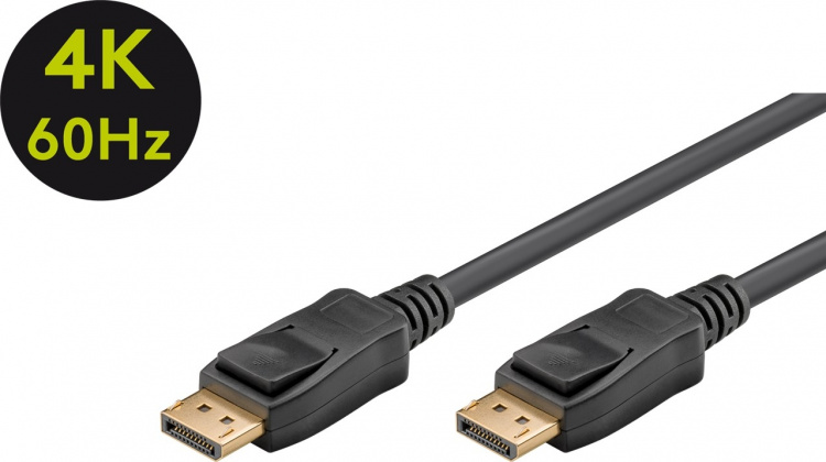 Goobay DisplayPort™-anslutningskabel Displayport™ plugg > Displayport™ plugg
