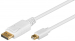 Goobay Adapterkabel för Mini DisplayPort™, Guldpläterad Mini DisplayPort plugg > Displayport™ plugg Goobay Adapterkabel för Mini DisplayPort™, Guldpläterad Mini DisplayPort plugg > Displayport™ plugg