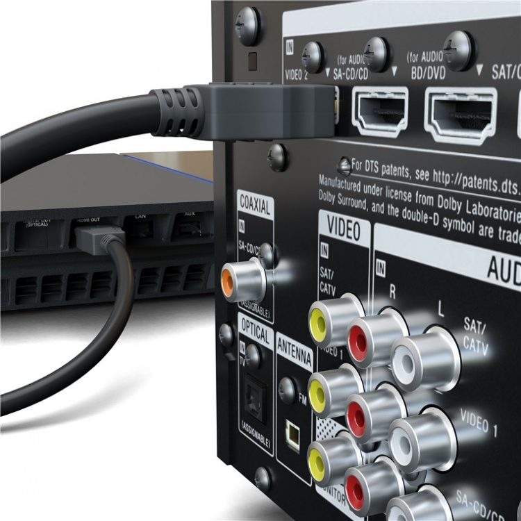Goobay Höghastighets HDMI™-kabel med Ethernet HDMI™-kontakt (typ A) > HDMI™-kontakt (typ A) Goobay Höghastighets HDMI™-kabel med Ethernet HDMI™-kontakt (typ A) > HDMI™-kontakt (typ A)