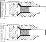 Goobay SAT-antennkabel (Class A+, >95 dB), 3x skärmad F-plugg > F-plugg (helt skärmad)