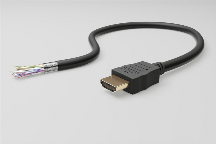 Goobay Höghastighets-HDMI™-kabel 270° med Ethernet HDMI™-kontakt (typ A) > HDMI™-kontakt (typ A)