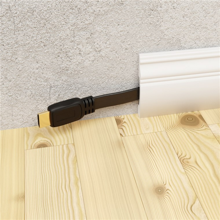 Goobay Höghastighets HDMI™-kabel Slim med Ethernet HDMI™-kontakt (typ A) > HDMI™-kontakt (typ A) Goobay Höghastighets HDMI™-kabel Slim med Ethernet HDMI™-kontakt (typ A) > HDMI™-kontakt (typ A)