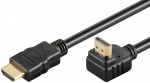 Goobay Höghastighets-HDMI™-kabel 90° med Ethernet HDMI™-kontakt (typ A) > HDMI™-kontakt (typ A) Goobay Höghastighets-HDMI™-kabel 90° med Ethernet HDMI™-kontakt (typ A) > HDMI™-kontakt (typ A)