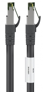 Goobay Patchkabel CAT 8.1, S/FTP (PiMF), svart 99,9 % syrefri kopparledare (OFC), AWG 24, halogenfri kabelhölje (LSZH) Goobay Patchkabel CAT 8.1, S/FTP (PiMF), svart 99,9 % syrefri kopparledare (OFC), AWG 24, halogenfri kabelhölje (LSZH)