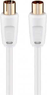 Goobay Antennkabel (80 dB), dubbelskärmad koaxial-plugg > koaxial-plugg (helt skärmad) Goobay Antennkabel (80 dB), dubbelskärmad koaxial-plugg > koaxial-plugg (helt skärmad)