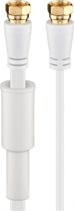 Goobay Platt SAT-antennkabel (80 dB), dubbelskärmad, väderskyddad guldpläterad, F-plugg > F-plugg (helt avskärmad) Goobay Platt SAT-antennkabel (80 dB), dubbelskärmad, väderskyddad guldpläterad, F-plugg > F-plugg (helt avskärmad)