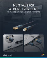 ClickTronic-sovitinkaapeli USB-A:sta USB-B 2.0:aan Premium-kaapeli | USB A-liitin USB B 2.0-liitin | 3,0 m | 480 Mbit/s ClickTronic-sovitinkaapeli USB-A:sta USB-B 2.0:aan Premium-kaapeli | USB A-liitin USB B 2.0-liitin | 3,0 m | 480 Mbit/s