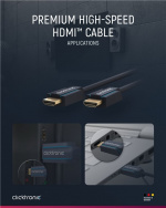ClickTronic Höghastighets HDMI™-kabel med Ethernet Premiumkabel | 1x HDMI™-kontakt 1x HDMI™-kontakt | 7,5 m | UHD 4K @ 60 Hz ClickTronic Höghastighets HDMI™-kabel med Ethernet Premiumkabel | 1x HDMI™-kontakt 1x HDMI™-kontakt | 7,5 m | UHD 4K @ 60 Hz