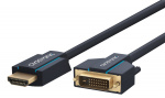 ClickTronic Adapterkabel från DVI till HDMI™ Premiumkabel | 1x DVI-D-kontakt 1x HDMI™-kontakt | 1,0 m | WQXGA @ 60 Hz