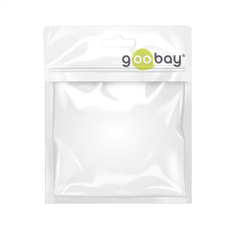 Goobay TV-antennkabel (135 dB), 4x skärmad guldpläterad, koaxial-uttag 90° > koaxial-plugg 90°