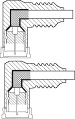 Goobay SAT-antennikaapeli (135 dB), 4x suojattu, kullattu, F-pistoke 90° > F-pistoke 90°, 3 m