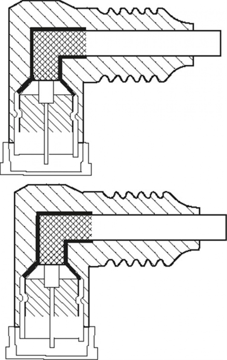 Goobay SAT-antennikaapeli (135 dB), 4x suojattu, kullattu, F-pistoke 90° > F-pistoke 90°, 3 m