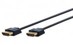 ClickTronic Ultra-Slim Höghastighets HDMI™-kabel med Ethernet Premiumkabel | 1x HDMI™-kontakt 1x HDMI™-kontakt | 0,5 m | UHD 4K @ 60 Hz
