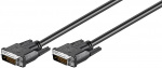 Goobay DVI-D Full HD-kabel Dual Link, Nickel DVI-D-kontakt Dual Link (24 + 1 pin) > DVI-D-kontakt Dual Link (24 + 1 pin)